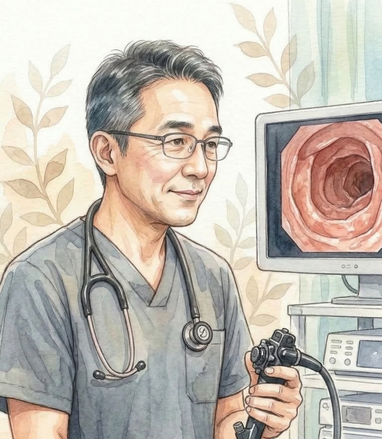 石橋クリニック 院長 イラスト